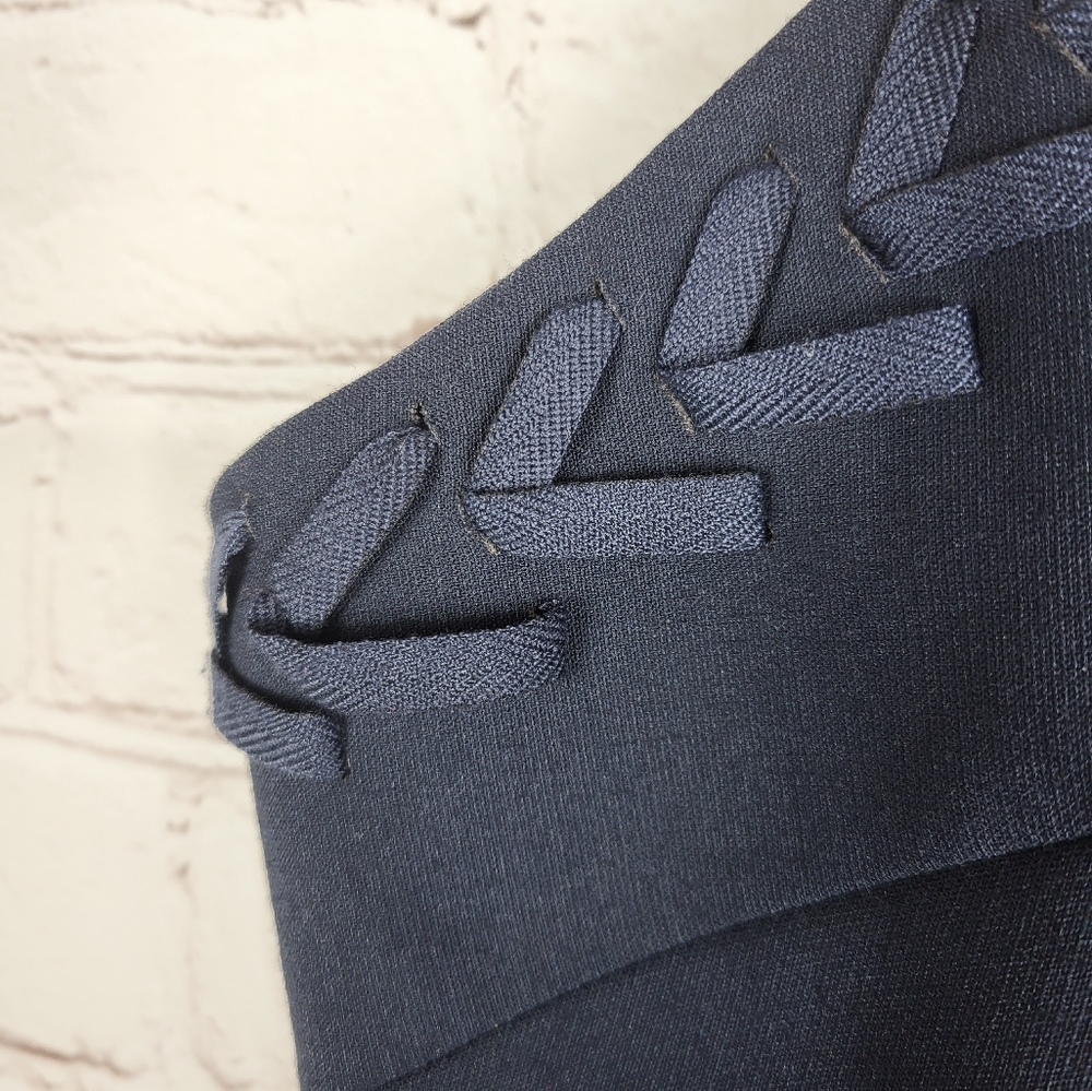 Cinq A Sept Alison Dress in Navy Blue Size 8 - Picture 6 of 11